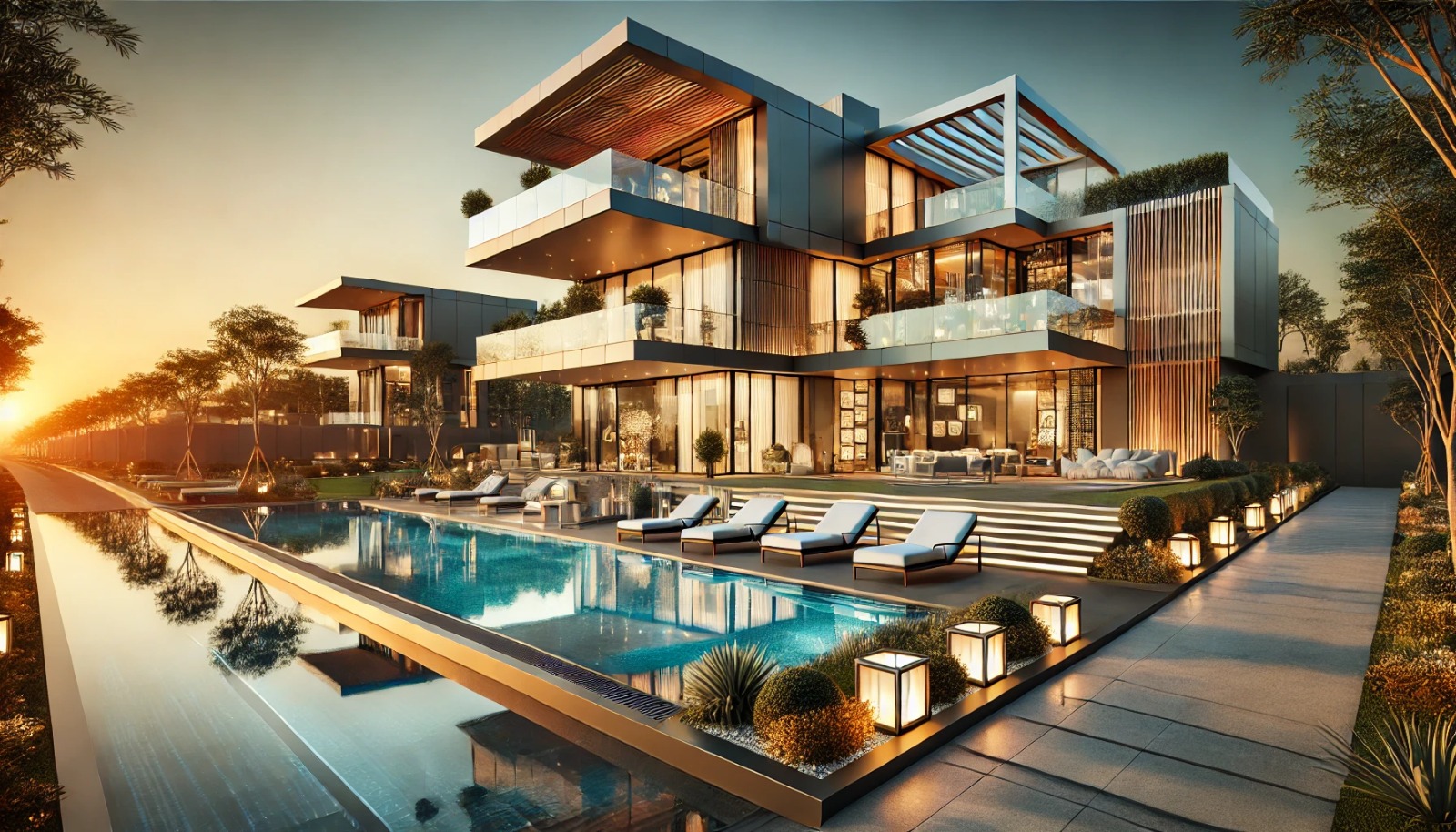 Modern luxury property